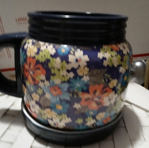 🎋💐VINTAGE-CERAMIC FLORAL FARM JUG🏡🏫Size 8"×10", A FABULOUS GIFT. - Picture 12 of 16